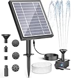 Biling Solar Springbrunnen für außen, 2.5W Solar Teichpumpe mit Filter Solar...