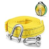 Abschleppseil Pkw, 0XBIT 4M Abschleppseil, Abschleppseil Auto 5 Tonnen (11,000...