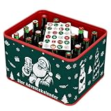 Bier Adventskalender 2025, Männer Adventskalender Bier Deko - Banderole aus...