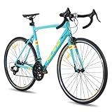 Hiland 28 Zoll Rennrad 14 Gang, Aluminium Rahmen 700c Rennrad, 570mm Rahmen City...