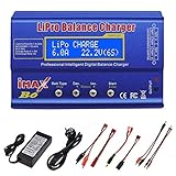 RUIZHI Lipo Ladegerät, 80W 6A Professional Balance High Power Ladegerät fü...