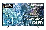 Samsung QLED 4K Q64D Fernseher 55 Zoll, Samsung TV mit Quantum Prozessor Lite...