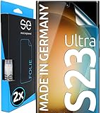 2x se® 3D SCHUTZFOLIE Transparent für Samsung Galaxy S23 Ultra,Selbstheilend,...