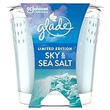 Glade (Brise) Duft-Kerze im Glas, Sky & Sea Salt, bis zu 30 Stunden Brenndauer,...