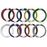 GOKarli Kupferschalt Litze alle 10 Farben - extra dünn 0,04 mm je Farbe ein 10...