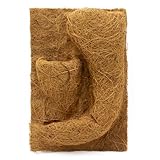 Kokosfaserrückwand mit Pflanztasche zur dekorativen Gestaltung von Terrarien...