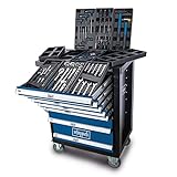 Scheppach Werkstattwagen TW1100 Werkzeugwagen Werkzeugkasten mit 4 Rollen | 7...