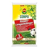 COMPO Rasen-Langzeitdünger, 3 Monate Langzeitwirkung, Rasendünger,...