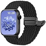 Oielai Geflochten Band Kompatibel mit Apple Watch Armband 44mm 46mm 45mm 42mm...