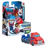 Transformers Spielzeug EarthSpark 1-Step Flip Changer Optimus Prime,...