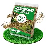 ATHLON TOOLS Schattenrasen-Samen 1kg / 40m² für das Frühjahr - Rasensamen...