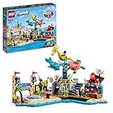 LEGO Friends Strand-Erlebnispark, Kirmes-Set mit Technic-Elementen, Delfin,...