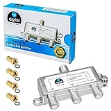 HB-DIGITAL SAT - BK - UKW - Verteiler 3-Fach Splitter (3-Wege) * 5-2400 MHz *...