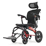 Liegender Klappbarer Rollstuhl Senioren Aluminium Ultraleichter Reiserollstuhl...