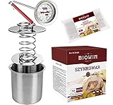 SCHINKENKOCHER 0,8kg Set: Schinkenform +Thermometer Rostfreier Schinkenkocher...