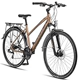 Licorne Bike Premium Touring Trekking Bike in 28 Zoll Aluminium Scheibenbremse...