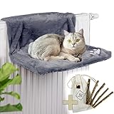 ne&no KATZENBETT FÜR HEIZUNGEN inkl. 5 Matatabi Sticks | KUSCHEL HEIZUNGSBETT |...