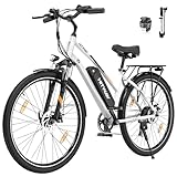 HITWAY E Bike 28 Zoll, Elektrofahrrad Pedelec für Damen und Herren, E-Fahrrad...