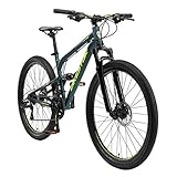 BIKESTAR Fully Aluminium Mountainbike Shimano 21 Gang Schaltung, Scheibenbremse...