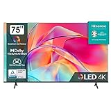 Hisense 75E7KQ QLED Smart TV 189 cm (75 Zoll), 4K, HDR10, HDR10+ decoding, HLG,...