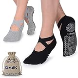 Ozaiic Yoga Socken rutschfeste für Damen für Pilates, Barre, Ballett, Tanz...