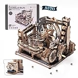 rowood 3D Holzpuzzle Erwachsene Elektrisch Kugelbahn Holz Mechanisch Modell...