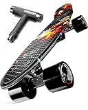 Deleven Skateboard mit Skate Tool, ABEC-9 Lagern und 78PU Rädern - The Universe...