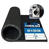 kör4u Premium Antivibrationsmatte 60x60x1cm, zuschneidbar, Schallschutzmatte,...