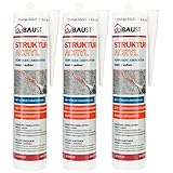 3x dubaust PAC24 Putzacryl Strukturacryl Acryldichtstoff 12,5% Bewegungsaufnahme...
