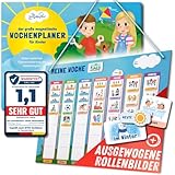 DIE LERNSCHLAWINER® - Premium Montessori Wochenplaner für Kinder – 100%...