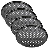 Schramm® 2, 4 oder 10 Stück Stück Pizzableche gelocht rund ø 33 cm wählbar...