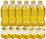 JUNG Sonnenblumenöl 6 X 1Liter Hochwertig Premium Bratöl Sunflower Speiseöl...