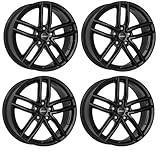 4x Dezent Felgen Alufelgen TR black 7.5Jx18 ET51 5x112 kompatibel mit Skoda...
