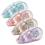 4 Pack Fotokleber, 6mm X 6m kleberoller, Doppelseitiges Klebeband Basteln for...