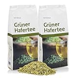 Sanct Bernhard Grüner Hafertee | 2x 250g | Ideal für Trinkkuren | Für eine...