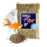 Teich Sticks Mix bunt 20 Liter (2X 10 L) Beutel, Premium Alleinfuttermittel,...