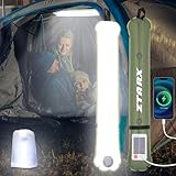 Qoolife LED Campinglampe Aufladbar, Faltbare Solar Camping Licht Lampe...