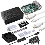 GeeekPi Starter Kit für Raspberry Pi 4 4GB, Inklusive Pi 4 4GB RAM-Board, 64GB...