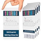 5x 10in1 Multi Drogentest Urintest – 10 Drogenarten – Drogenschnelltest auf...