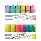 EBERHARD FABER 599040 - Mini Textmarker Set, 12 Marker in Neon- und...