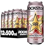 Rockstar Energy Drink Strawberry Lime Zero Sugar - Koffeinhaltiges...