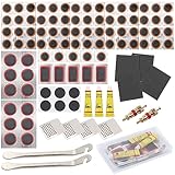 ZOCONE 103 Stück Fahrrad Flickzeug Set, Fahrrad Reparaturset Fahrradreifen...