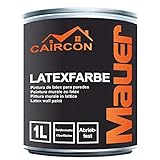 CAIRCON Latexfarbe abwaschbare Wandfarbe für Küche, Wohnraum Innenfarbe...