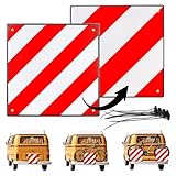 3in1 Warntafel für Italien UND Spanien + Portugal | Aluminium, 50x50cm,...