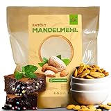 Mandelmehl entölt 1 kg, glutenfrei 100% natürliches mandelmehl entölt low...