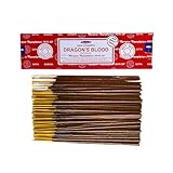 LAMARE Satya Dragon's Blood Räucherstäbchen, 1 Packung mit 100 g (80-90...