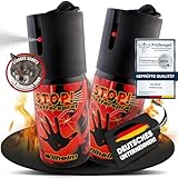 2 x Wilhelm Pfefferspray 40 ml Tierabwehr Selbstverteidigung CS Gas KO Spray...