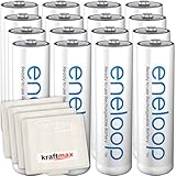 16er Pack Panasonic Eneloop AA/Mignon Akkus - Neueste Generation - Hochleistungs...