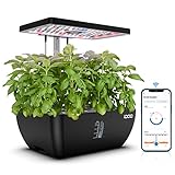 iDOO WiFi Hydroponisches Anzuchtsystem, 12Pods Smart Garden mit...