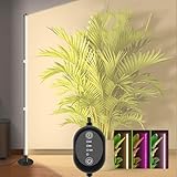 SciFiVisi Pflanzenlampe LED Vollspektrum, 243 LEDs Pflanzenlicht mit Timer 3...